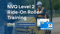 Get Certified with the Ofqual-Regulated NVQ Level 2 in Ride-On Roller – Complete the Training Online and Apply for Your CPCS or NPORS Blue Card