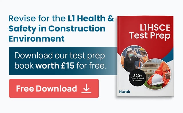 Free Level 1 Health and Safety in a Construction Environment revision and test prep book