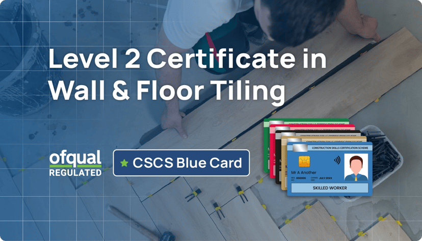 Many Qualification In Wall NVQ Level 2 in Wall and Floor Tiling | CSCS Blue Card