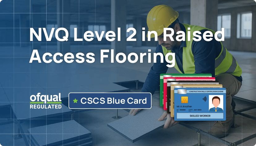 Level 2 Card NVQ Level 2 Raised Access Flooring – Blue CSCS Card | Hurak