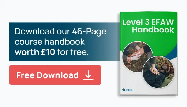 Free First Aid at Work Level 3 handbook – 69-page course guide for learners in Morpeth, available to download