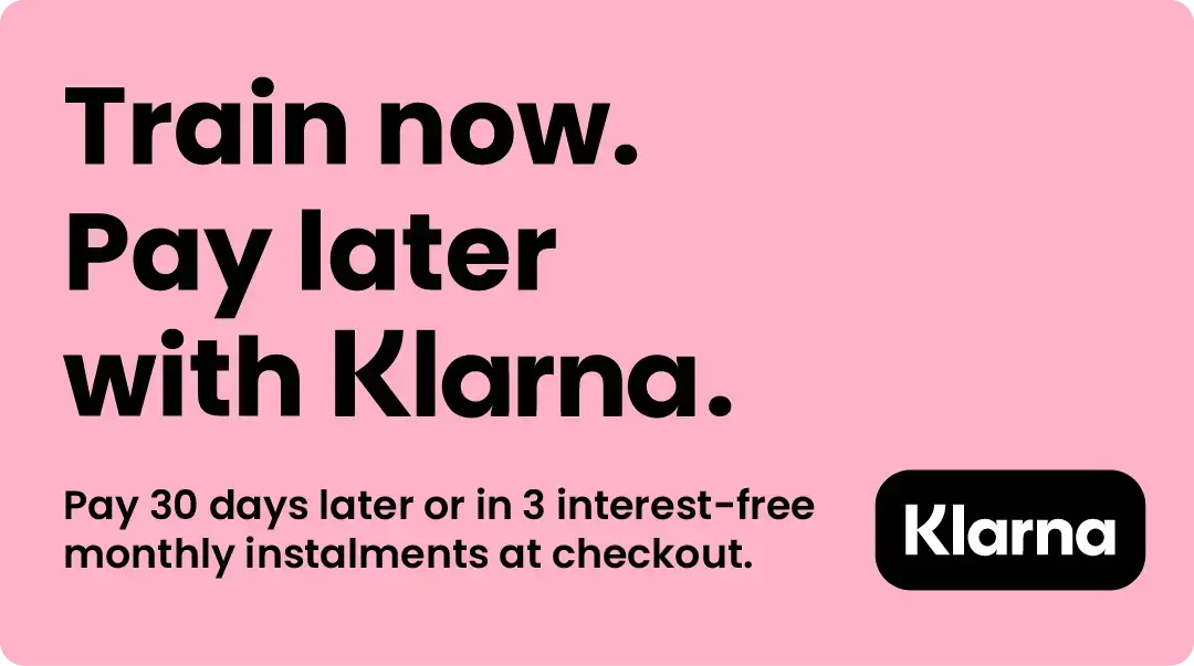 Train now pay later with klarna