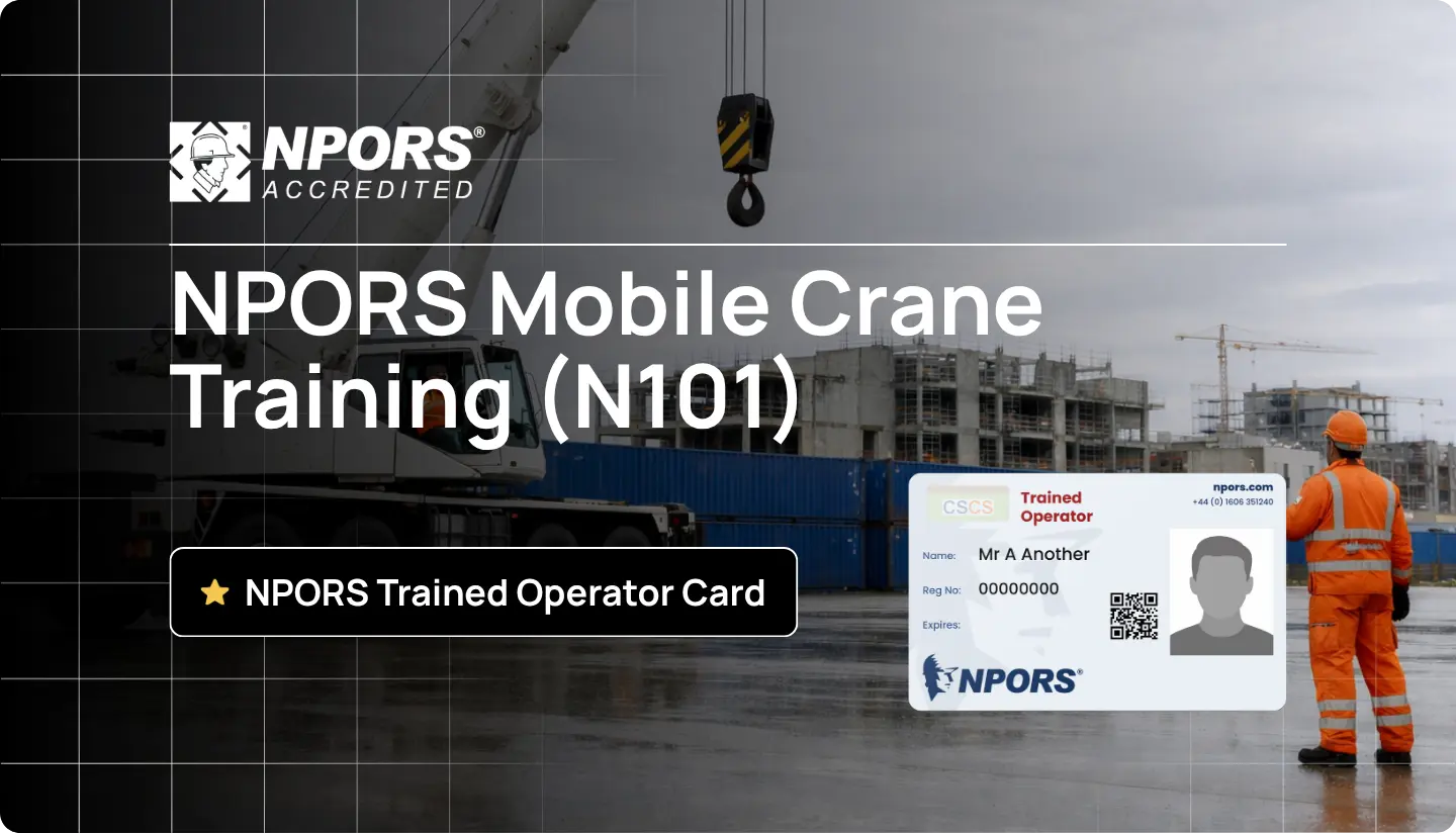 NPORS Mobile Crane Training (N101)