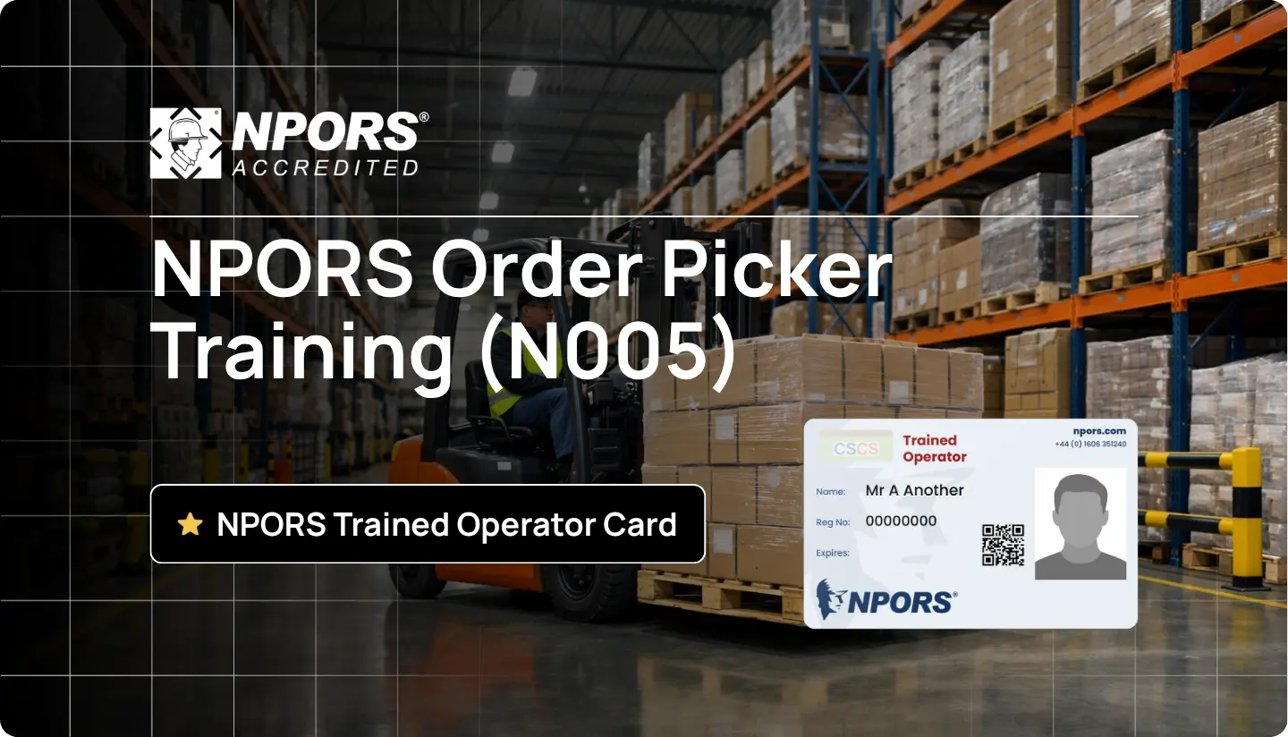 NPORS Order Picker Training (N005)