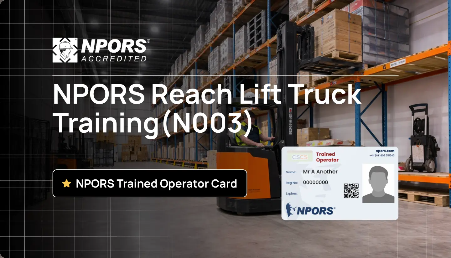 NPORS Reach Lift Truck Training (N003)