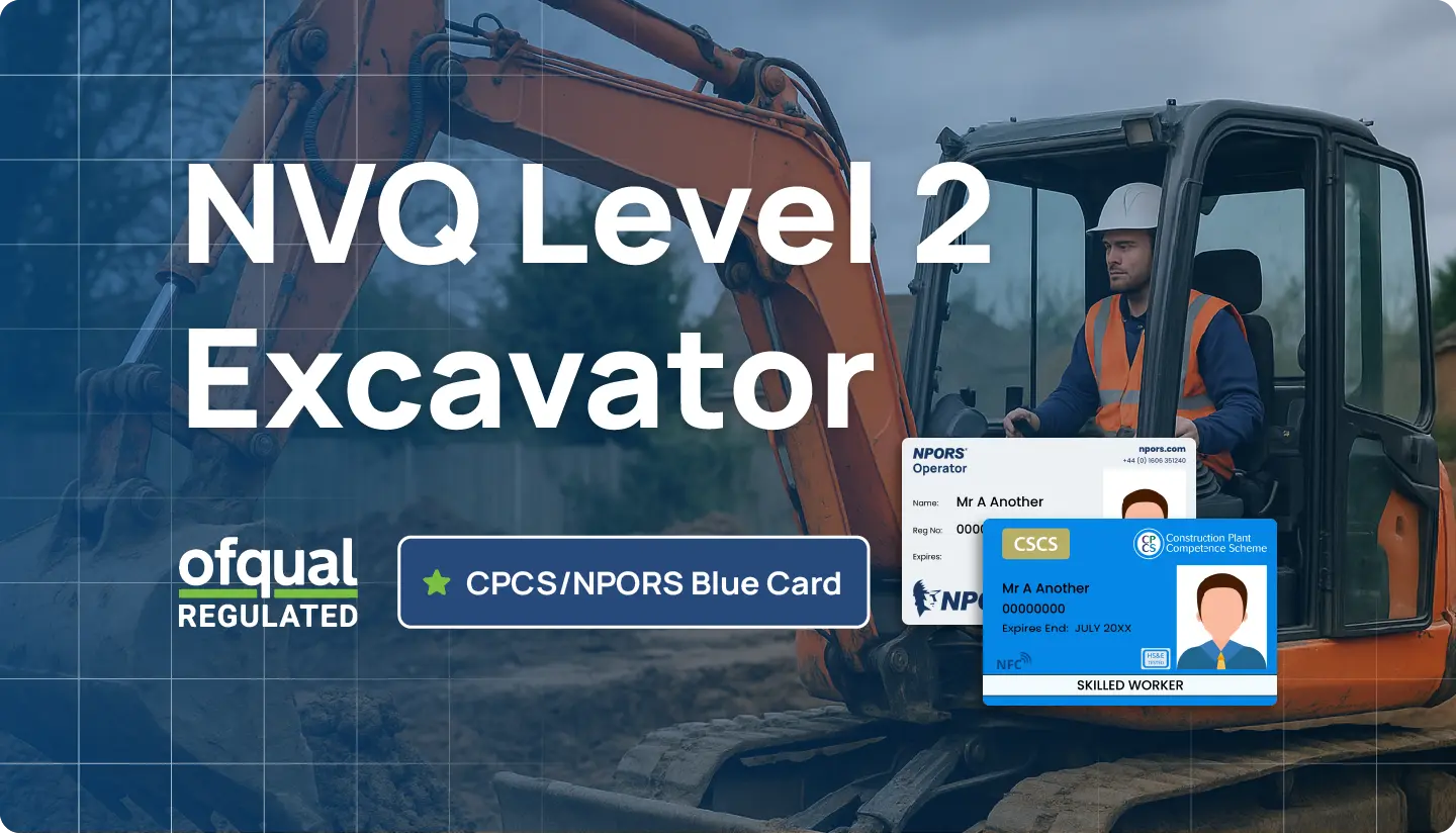 NVQ Level 2 Excavator