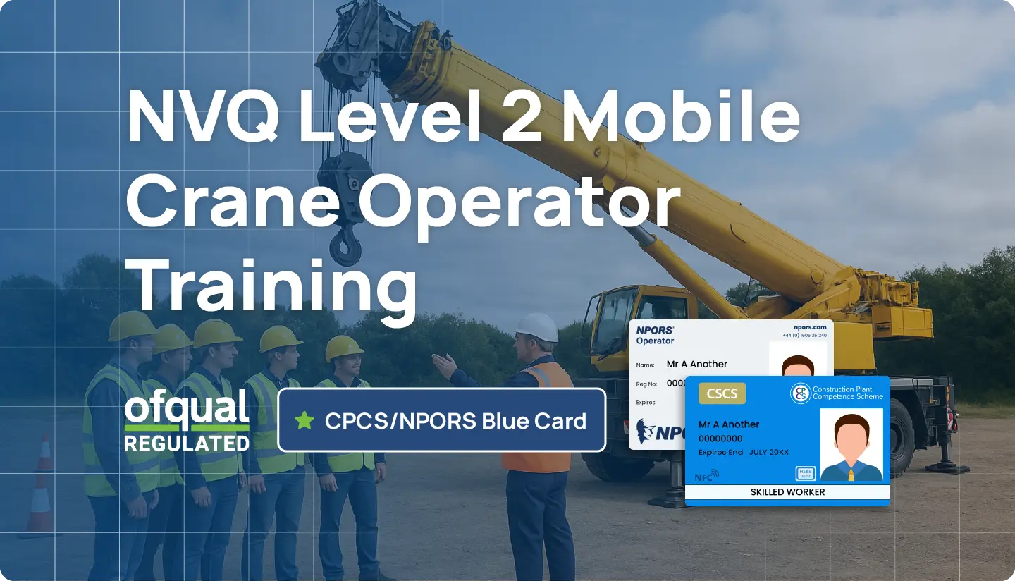 NVQ Level 2 Mobile Crane Operator Training
