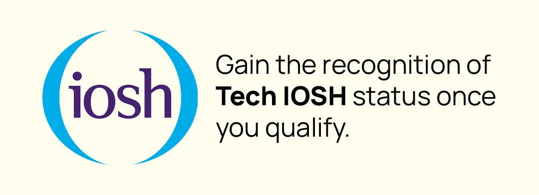 Gain TechIOSH membership through the NVQ Level 3 Certificate in Occupational Health and Safety and enhance your career with industry-recognised qualification.