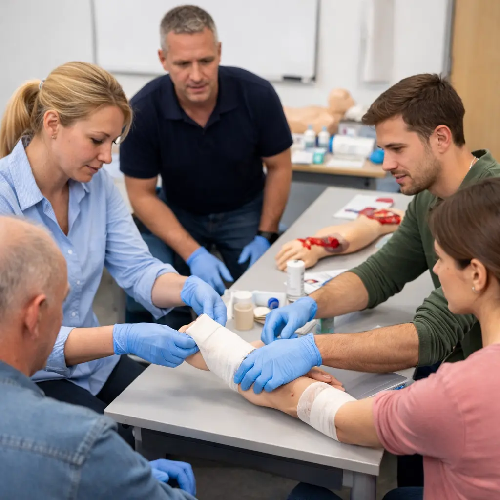 Emergency First Aid Training Course.
